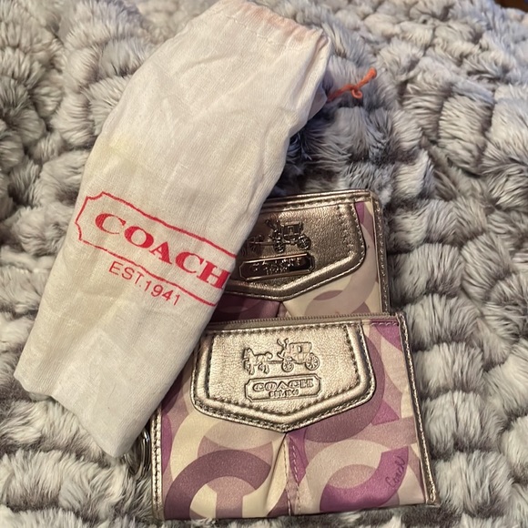 @@RARE NWOT @@ ~ COACH Mini skinny ID case and matching mini wallet. - Picture 9 of 9